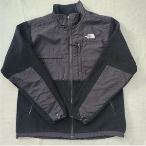 THE NORTH FACE Men's Retro Denali Fleece Black Charcoal Grey Jacket Large Cozy